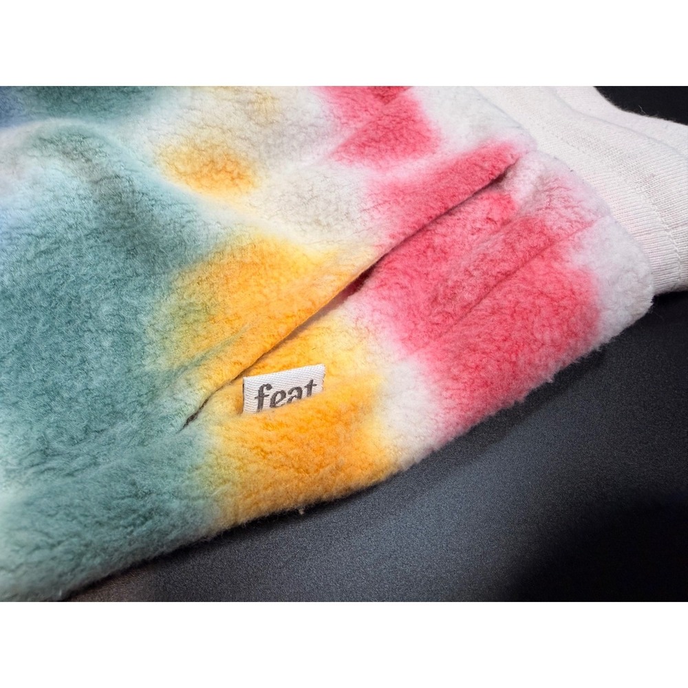 #B1 Feat Blanket Blend Shorts Sz. S Multi Tie Dye NWT Rainbow Lounge Soft - Picture 3 of 9